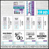 2024 CFM BOOK OF MORMON Family Bulletin Board Kit {JANUARY} PRINTABLE