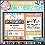 2025 {D&C} CFM "FULL" Monthly Bulletin Board Kits {JAN-DEC} PRINTABLE