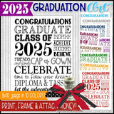 2025 Graduation BUNDLE (Nugget, Subway Art, Gift Basket & GNOMES) PRINTABLE