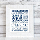 2025 Graduation Subway Art {COLOR BUNDLE} Printable