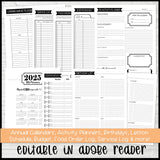 2025 RELIEF SOCIETY Presidency Planning Kit {EDITABLE} PRINTABLE