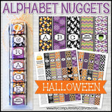 ALPHABET Nugget Wrappers {HALLOWEEN} PRINTABLE-My Computer is My Canvas