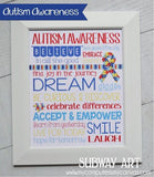 AUTISM Awareness Subway Art PRINTABLE-My Computer is My Canvas