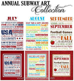Annual Subway Art Collection PRINTABLES {Discounted Bundle}-My Computer is My Canvas