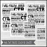 Baptism Subway Art PRINTABLE