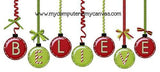 Christmas Bulb Banner PRINTABLE {Clearance}-My Computer is My Canvas