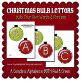 Christmas Bulb Banner PRINTABLE {Clearance}-My Computer is My Canvas