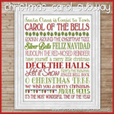 Christmas Carols Subway Art PRINTABLE-My Computer is My Canvas