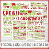 Christmas {December} SUBWAY ART PRINTABLE-My Computer is My Canvas