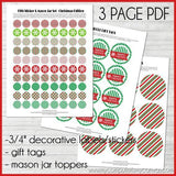 Christmas KISS PRINTABLES {Merry & Bright}-My Computer is My Canvas
