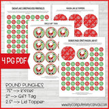 Christmas KISS PRINTABLES {Snowflake Edition}-My Computer is My Canvas