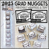 Class of 2025 Graduation Nugget Wrappers PRINTABLE