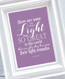 Condolence Art, Bereavement Gift {Light Remains} - PRINTABLE
