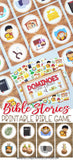 DOMINOES Game {Bible Stories} PRINTABLE-My Computer is My Canvas