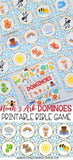 DOMINOES Game {Noah's Ark} PRINTABLE-My Computer is My Canvas
