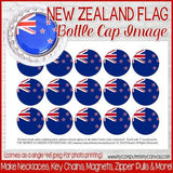 Flag Bottle Cap PRINTABLE {NEW ZEALAND}-My Computer is My Canvas