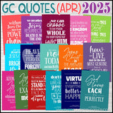 General Conference Quotes {APR 2025} FREEBIE