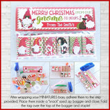 Gnome MINIATURE BAR WRAPS {Snack Baggie: CHRISTMAS} PRINTABLE