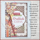 Gratitude Journal {HALF SIZE} PRINTABLE-My Computer is My Canvas