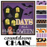 Halloween Countdown Chain PRINTABLE {Clearance}-My Computer is My Canvas