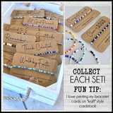 MORSE CODE BRACELET Printable Bundle {GRADUATION & Numbers} + Editable Bracelet Card