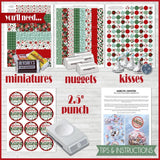 "Mix & Match" Chocolate Wrapper & Tag Kit {DECEMBER} PRINTABLE