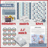 "Mix & Match" Chocolate Wrapper & Tag Kit {JANUARY} PRINTABLE