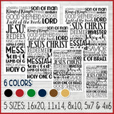 NEW Names of the Savior {Subway Art Collection} PRINTABLE