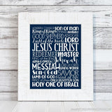 NEW Names of the Savior {Subway Art Collection} PRINTABLE