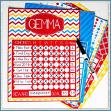 POINT SYSTEM Chore Charts {BRIGHTS} PRINTABLE-My Computer is My Canvas