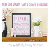 Pink Baby Girl Subway Art PRINTABLE {Clearance}-My Computer is My Canvas