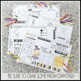 Placemat Activity Sheets {HALLOWEEN} PRINTABLE