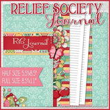 Relief Society Journal {Full & Half Size} PRINTABLE-My Computer is My Canvas