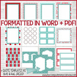 DIY Sunday Lesson Kit #2 {Blank Editable Template} PRINTABLE-My Computer is My Canvas