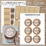 Thanksgiving Favors & Tags PRINTABLE {Clearance}-My Computer is My Canvas