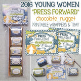 2016 Young Women Theme Nugget Wrappers {Press Forward} PRINTABLE-My Computer is My Canvas
