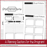 2017 CHORISTER {Music Leader} Planner PRINTABLE-My Computer is My Canvas