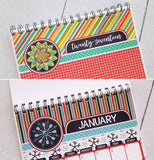 2017 Decorative Desk Calendar, Dated PRINTABLE-My Computer is My Canvas