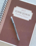 2017 Elders Quorum Presidency Planner {EQ} PRINTABLE-My Computer is My Canvas