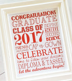 2017 Graduation Subway Art - PRINTABLE-My Computer is My Canvas