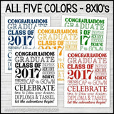 2017 Graduation Subway Art - PRINTABLE-My Computer is My Canvas