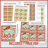 2017 Primary Gift {Tile Art, Bookmark, Lipbalm} PRINTABLES-My Computer is My Canvas