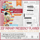 2017 Primary PRESIDENCY Planner PRINTABLE-My Computer is My Canvas