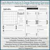 2017 YW CLASS Presidency Planner PRINTABLE-My Computer is My Canvas