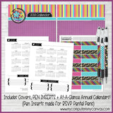 2018 Decorative Desk Calendar, Dated PRINTABLE-My Computer is My Canvas