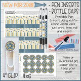 2018 PRINTABLE Planner Kit {Blue Floral Cover}-My Computer is My Canvas