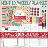 2018 PRINTABLE Planner Kit {LadyBug Cover}-My Computer is My Canvas