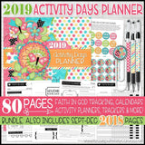 2019 Activity Days Planner (+ SEPT-DEC 2018) PRINTABLE-My Computer is My Canvas