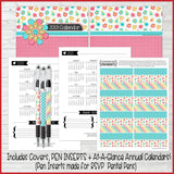 2019 Decorative Desk Calendar, Dated PRINTABLE-My Computer is My Canvas