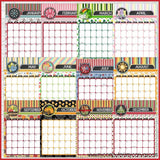 2019 Decorative Desk Calendar, Dated PRINTABLE-My Computer is My Canvas